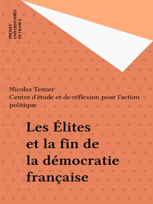 cover image of Les Élites et la fin de la démocratie française